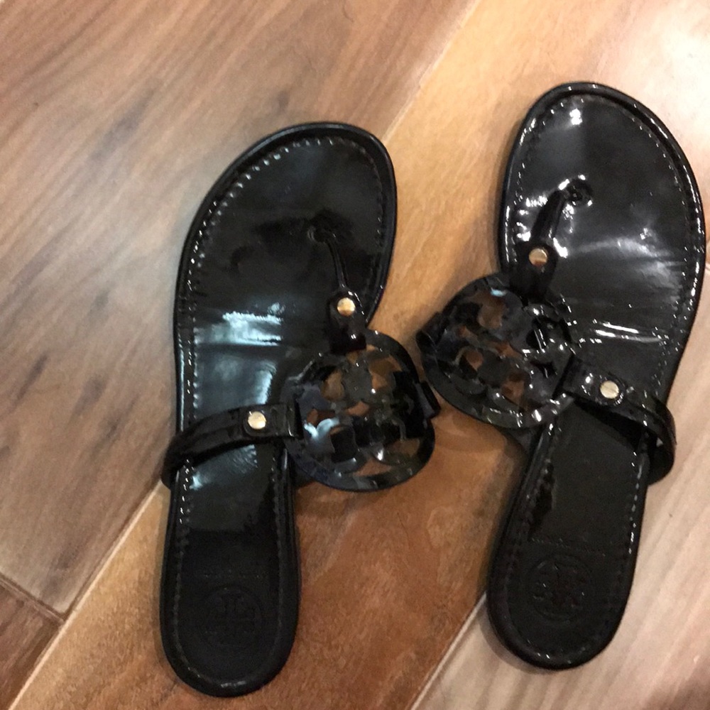 black sandals
